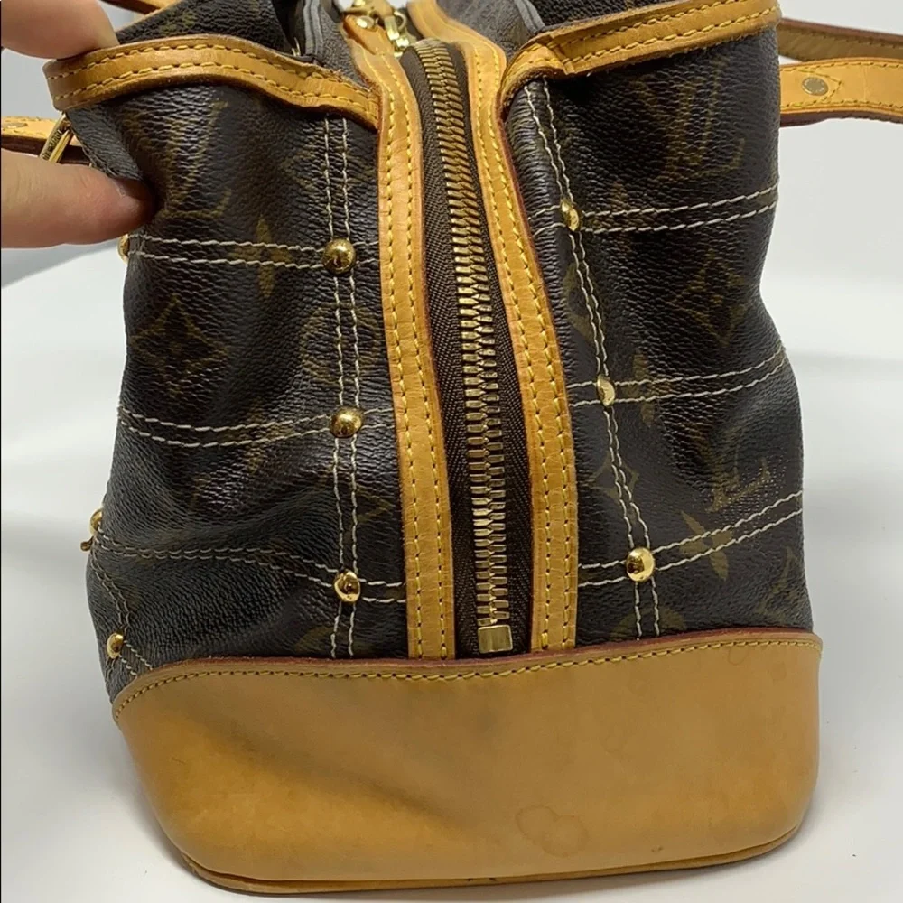 Authentic Louis Vuitton Rivet Shoulder Tote